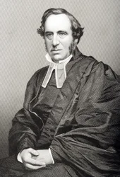 Richard Chenevix Trench (1807-86) grabado por D.J. Pound de una fotografía, de 